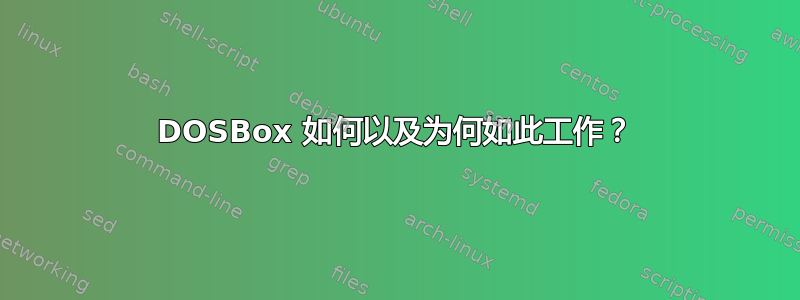 DOSBox 如何以及为何如此工作？