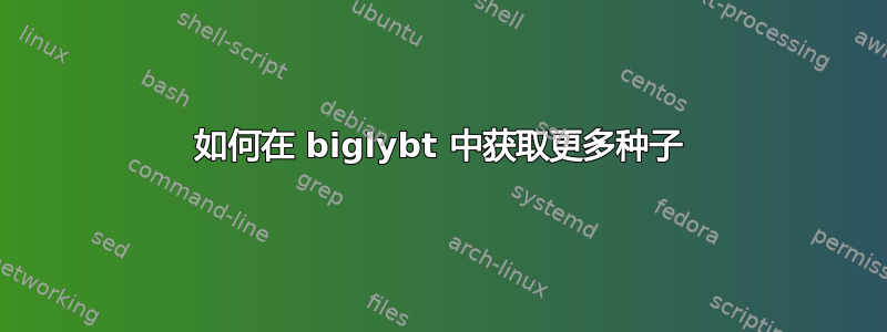 如何在 biglybt 中获取更多种子