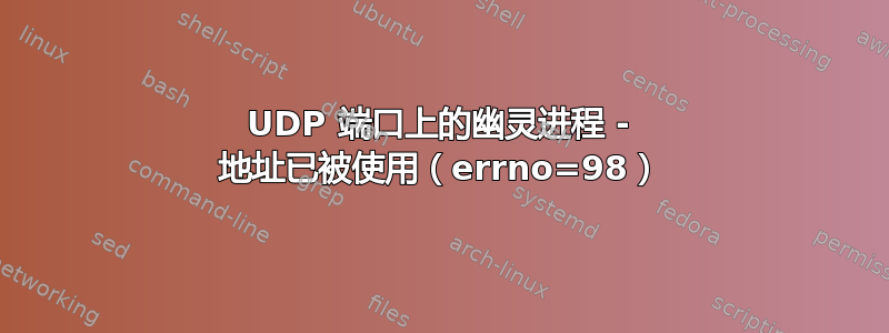 UDP 端口上的幽灵进程 - 地址已被使用（errno=98）