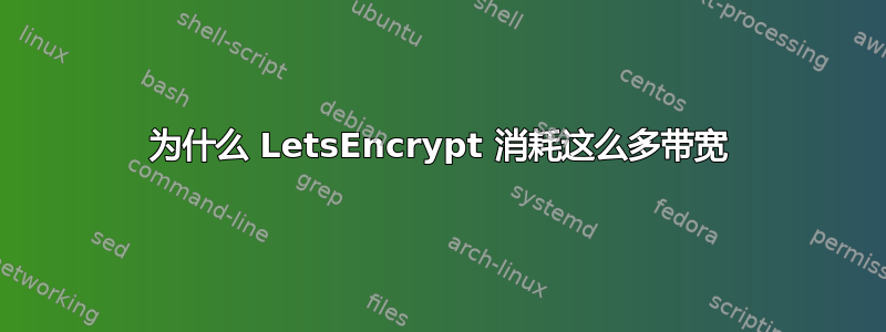 为什么 LetsEncrypt 消耗这么多带宽