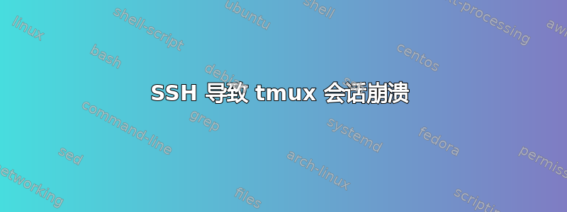 SSH 导致 tmux 会话崩溃