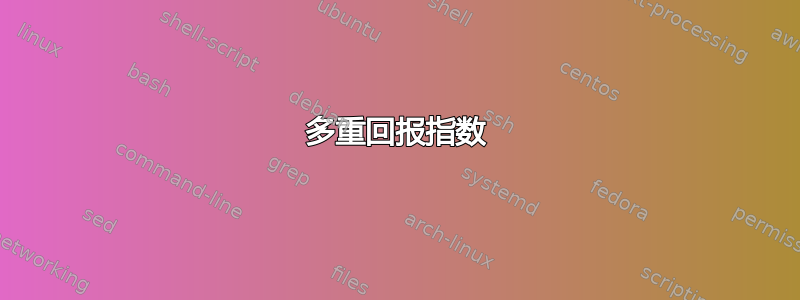 多重回报指数