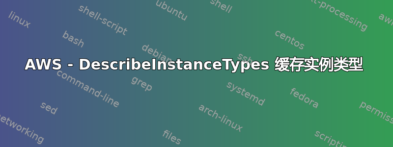 AWS - DescribeInstanceTypes 缓存实例类型