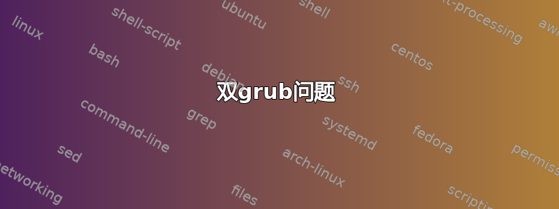 双grub问题