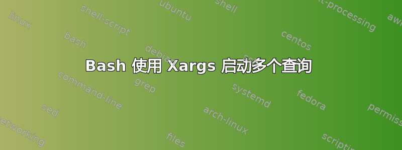 Bash 使用 Xargs 启动多个查询