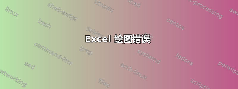 Excel 绘图错误