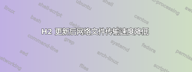 20H2 更新后网络文件传输速度降低