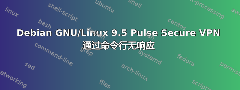 Debian GNU/Linux 9.5 Pulse Secure VPN 通过命令行无响应