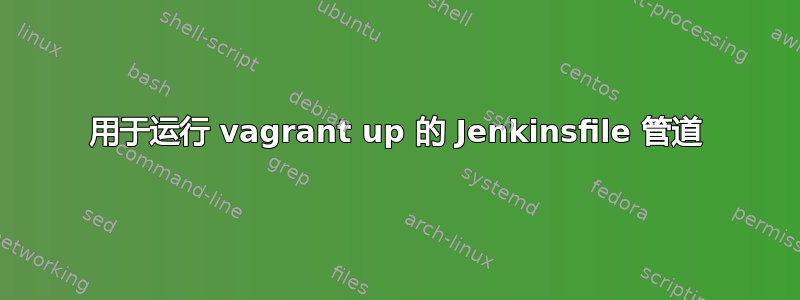 用于运行 vagrant up 的 Jenkinsfile 管道