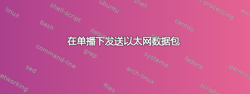 在单播下发送以太网数据包