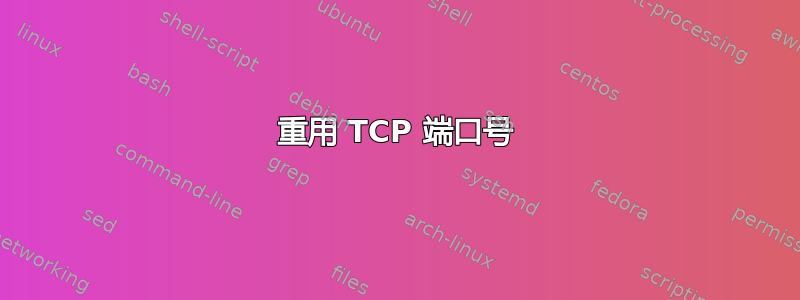 重用 TCP 端口号