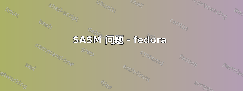 SASM 问题 - fedora