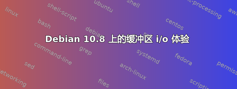 Debian 10.8 上的缓冲区 i/o 体验