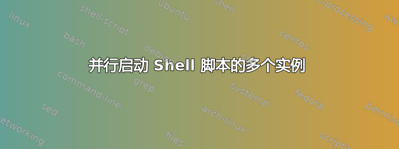 并行启动 Shell 脚本的多个实例