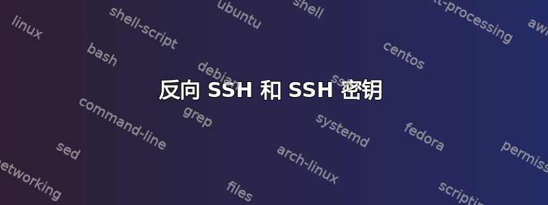 反向 SSH 和 SSH 密钥