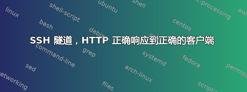 SSH 隧道，HTTP 正确响应到正确的客户端