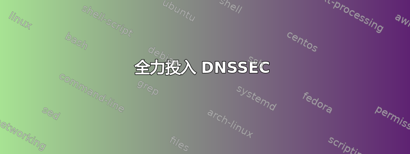 全力投入 DNSSEC