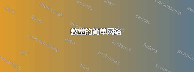 教堂的简单网络