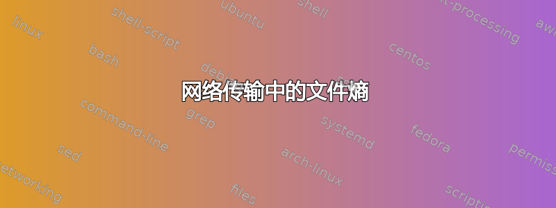 网络传输中的文件熵