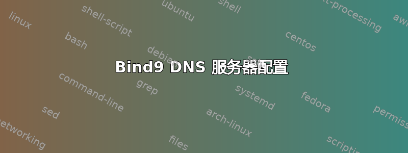 Bind9 DNS 服务器配置