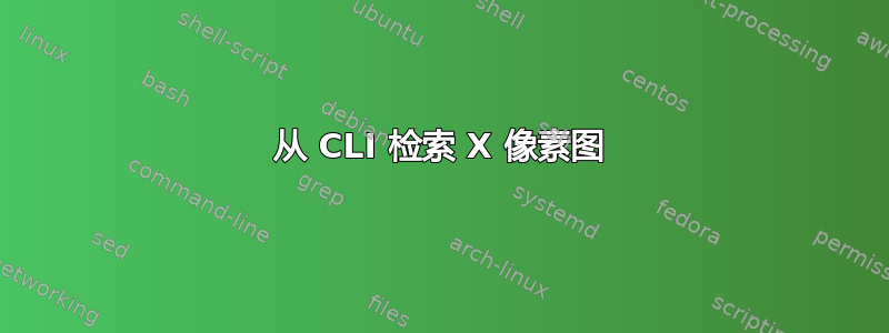 从 CLI 检索 X 像素图