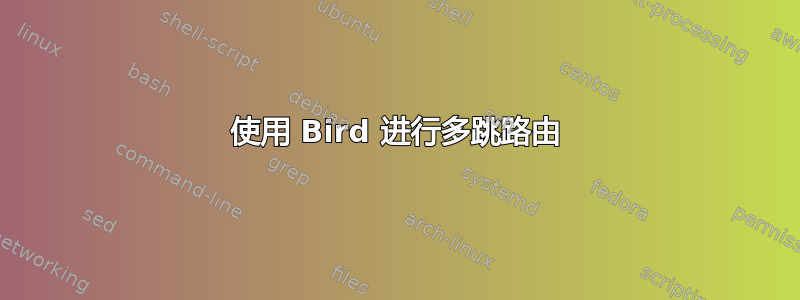 使用 Bird 进行多跳路由