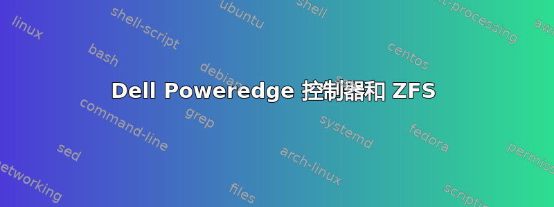 Dell Poweredge 控制器和 ZFS