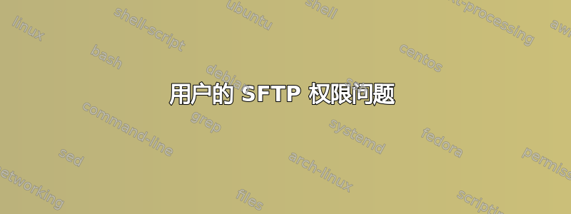 用户的 SFTP 权限问题