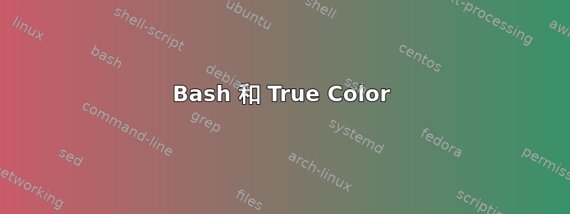 Bash 和 True Color