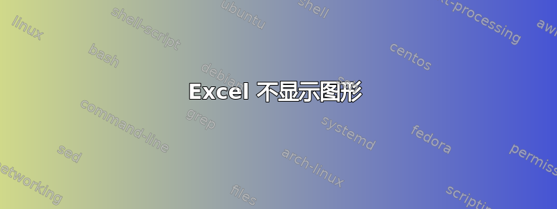 Excel 不显示图形