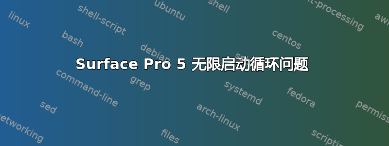 Surface Pro 5 无限启动循环问题