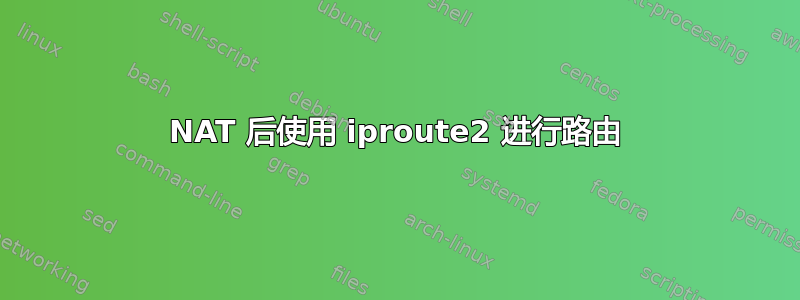 NAT 后使用 iproute2 进行路由