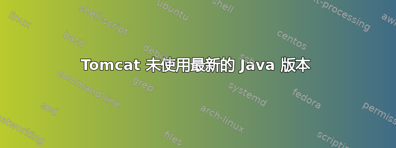 Tomcat 未使用最新的 Java 版本