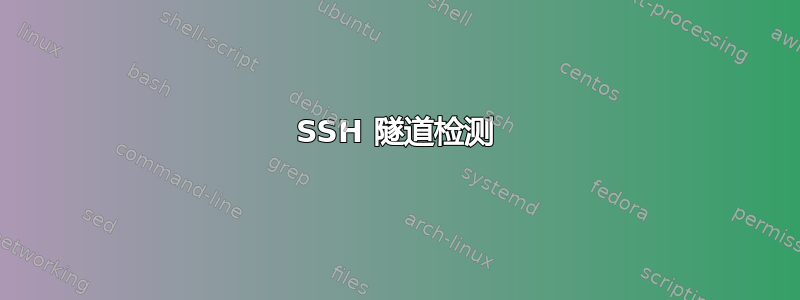 SSH 隧道检测