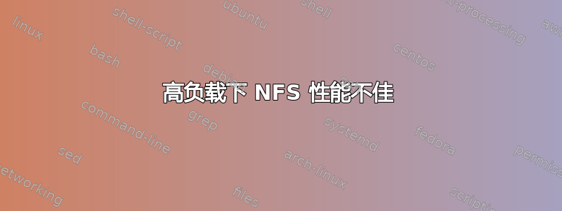 高负载下 NFS 性能不佳