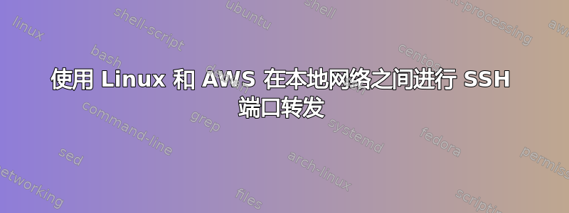 使用 Linux 和 AWS 在本地网络之间进行 SSH 端口转发