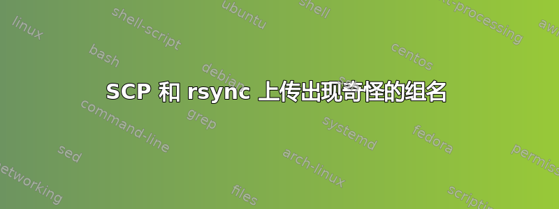 SCP 和 rsync 上传出现奇怪的组名