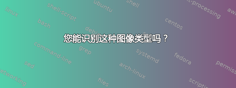 您能识别这种图像类型吗？