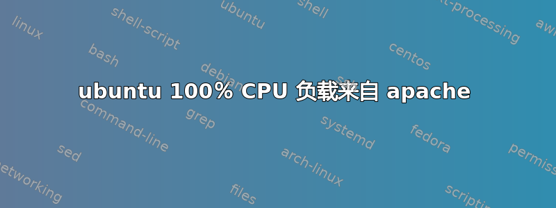 ubuntu 100％ CPU 负载来自 apache