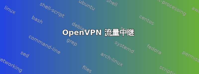 OpenVPN 流量中继