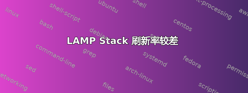 LAMP Stack 刷新率较差