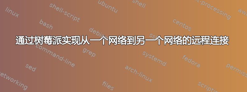 通过树莓派实现从一个网络到另一个网络的远程连接