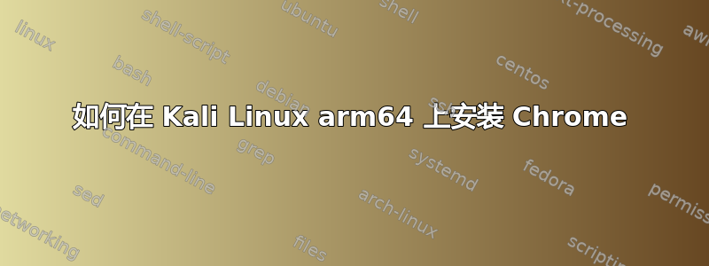 如何在 Kali Linux arm64 上安装 Chrome