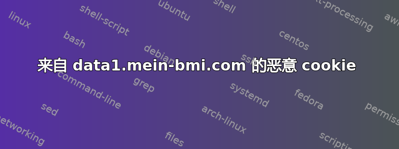 来自 data1.mein-bmi.com 的恶意 cookie