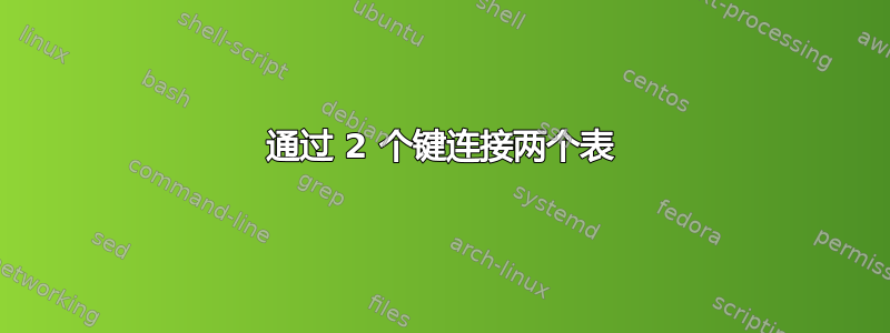 通过 2 个键连接两个表