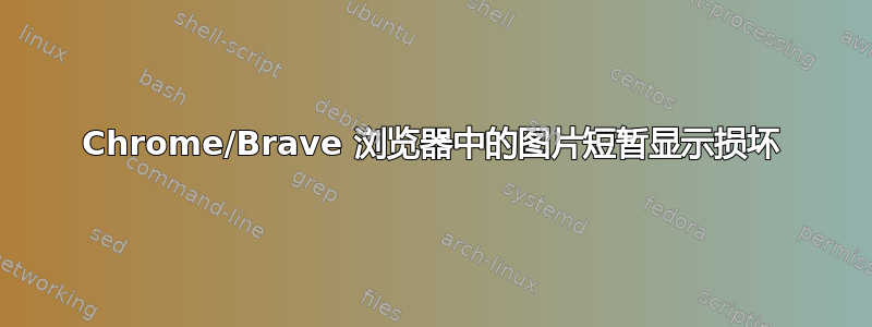 Chrome/Brave 浏览器中的图片短暂显示损坏