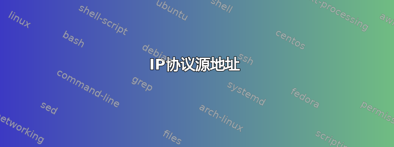 IP协议源地址