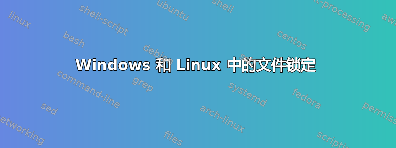 Windows 和 Linux 中的文件锁定