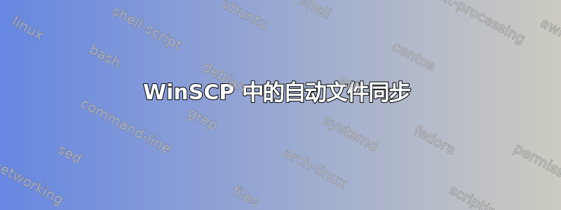 WinSCP 中的自动文件同步