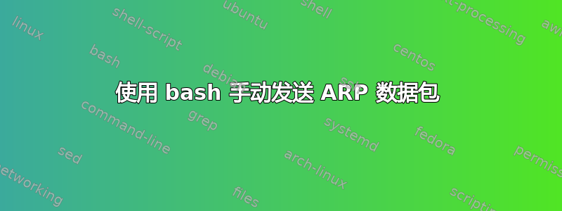 使用 bash 手动发送 ARP 数据包